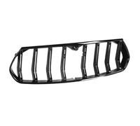 HELEVIA Front Bumper Center Hood Grill, Glossy Black ABS Radiator Mesh Grille Replacement for Maserati M161 2017 to 2023, with Trofeo Style Design