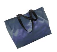 HELEVIA Hand Luggage Bag, Large Capacity Neoprene Foldable Overnight Bag for Traveling Business Awaiting Childbirth (Navy Blue)