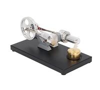 HELEVIA Hot Air Stirling Engine, Metal Base, Dual Generator