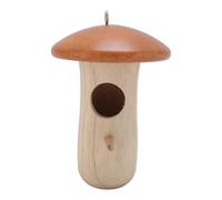 HELEVIA Hummingbird House, Wooden Birdhouse Outdoor Windproof Rainproof with Metal Hanging Loop for Garden Balcony Porch Decoration