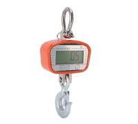 HELEVIA Industrial Digital Crane Scale 2000kg 4400lb, OIML Class 3 Accuracy Remote Control LCD Backlight, with Temperature Humidity Function, for Fishing Farming Construction