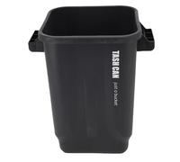 HELEVIA Kitchen Trash Can, Garbage Compost Bin with Large Capacity Handles, Wastebasket for Bathroom Office Bedroom RVS (Black)