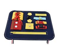 HELEVIA Montessori felt educational toy, sensory board with activity for toddler learning basic skills, early development (A)