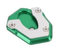 HELEVIA Motorcycle Kickstand Enlarged Plate Aluminium Alloy Replacement for Z650 Z900 2017-2019 (Green)