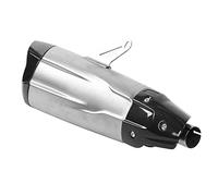 HELEVIA Motorcycle Muffler Pipe Carbon Fibre Exhaust, End Cap Replacement for Tiger 900 2020+ with Improved Performance, Unique Sound and CNC Machining for Fit