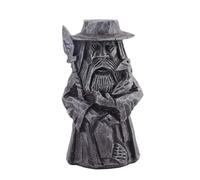 HELEVIA Odin Thors Resin Viking Statue, Resin Spearman Sculpture Norse Warrior Figure, Art Craft Ornaments, for Home Outdoor Garden Decoration (Audding - long gun)