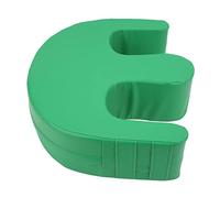 HELEVIA Patient Turning Device, U Shaped Turnover Pillow with PU Leather for Bedridden Elderly Care (Green)