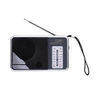 HELEVIA Portable AM FM Radio, Battery Operated USB Powered with Speaker for