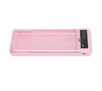 HELEVIA Portable Cell Phone Lock Box with Timer, 300mAh Built-In Battery, for Sturdy Work and Screen Time Management (Pink)