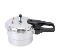 HELEVIA Pressure Cooker 3L Explosion Proof, Aluminum Stovetop Fast Cooking Canning Cooker Pot with Steam Rack, for Kitchen