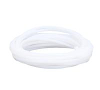 HELEVIA PTFE Tube, 2.5mm ID 4mm OD 5m Length for 3D Printer, with Upgraded Smooth Filament Pass Through, Compatible with Lab A1 A1 Mini P1P P1S K1 K1 Maximum Ender 3 V3 (White)
