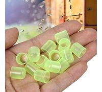 HELEVIA Queen Cell Cups, 1000pcs Plastic Bee Rearing System for Beekeeping, with Non Material, Easy to Use for Queen Bee Raising