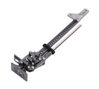HELEVIA RC Car Slidable Jack 1/10 Scale Aluminium Alloy Drop Proof RC Crawler Car Lifting Jack, Compatibility and Portability, for Off Road Adventures (Ti Color)