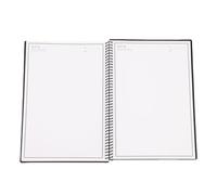 HELEVIA Reusable Spiral Notebook, Smart Reusable Writing Notebook with 30 Sheets Line Dot Pages, APP Scan, Store on, PVC Cover, Water Soluble Pen Writing, Size 180x255mm
