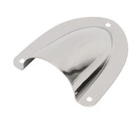 HELEVIA Robust Marine Clamshell Vent Cover, Mirror Polished Surface, for Yachts, Speedboats, and Sailing Boats, 316 Stainless Steel