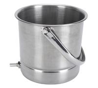 HELEVIA Stainless Steel Enema Bucket Kit, 1.6L Reusable Shower System for Colon Cleansing and Coffee Enema