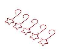 HELEVIA Stainless Steel S Hooks, 300 Pack Star Shaped Ornament Hangers