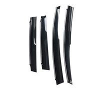 HELEVIA Sun Rain Visor Window Deflector Auto Window Deflector Black, Replacement for Honda 2009-2014, clear vision smooth airflow prevent fog from appearing on the windshield