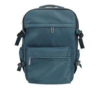 HELEVIA Vacuum Backpack, 27L Large Capacity Water Proof 180 Degree Opening Compression Backpack with Pump for Travel Business (Blue)