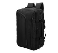 HELEVIA Vacuum Compression Travel Backpack, 20-35L Expandable Carry On Backpack Water Proof Business Daypack with Laptop Pocket for Travel Overnight Work