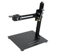 HELEVIA Vertical Heat Press Machine, Adjustable Clamp, Stainless Steel Frame, Quick Swapping Tips, Aluminum Alloy Material, for 3D Printed Parts, Heat Set Insert Tool