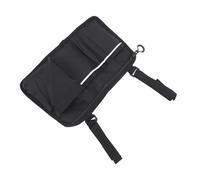 HELEVIA Wheelchair Side Bag, Oxford Fabric Reflective Stripe Large Capacity Pouch with Hook and Loop for Wheelchairs Walkers Scooters