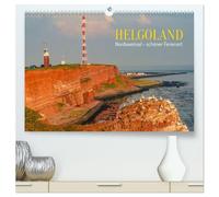 HELGOLAND: Nordseeinsel, schöner Ferienort (hochwertiger Premium Wandkalender 2026 DIN A2 quer), Kunstdruck in Hochglanz: Helgoland, Paradiesinsel für Wildtiere und Menschen