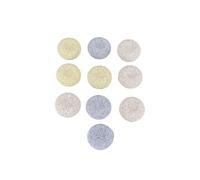 Helhom Aquarium Filter Media Bio Balls, Ceramic Water Purification Reusable Biological Filtration Media, Freshwater Saltwater Fish Tanks Quartz Ball 10 Pack