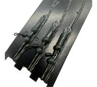 Heli Kable Ready Tied Leaders for Carp Fishing 3 For Hybrid QC Swivels and Safety Clips (Type B)