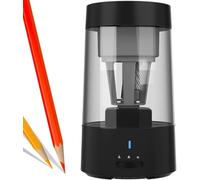 Helical Electric Pencil Sharpener with Powerful Motor, Automatic Stop and 400ml Reservoir for #2 and Colored Pencils