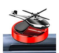 Helicopter Air Freshener for Cars - ABS 10.5 x 5.8 x 8.5 cm | Solar Rotary Oil Diffuser | Shape Atmosphere Scents Interior Decoration Camper Car Driving Quoti