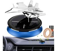 Helicopter Car Air Freshener, Car Air Freshener with Solar Rotation, Helicopter Solar Oil Diffuser, Solar Energy Interior Car Rotation Diffuser for Home, Cafe, Restaurant