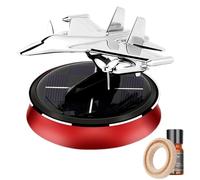 Helicopter Car Air Fresheners, Solar Rotating, 3.23 Inch Easy Install, Airplane Rotating Oil Diffuser for Car, Stylish Interior Accessory