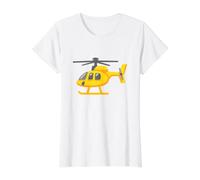 Helicopter Costume Value Graphic T-Shirt, Women, White, L