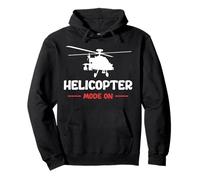 Helicopter Mode On Aircraft Mechanic Rotorcraft Hangars Pullover Hoodie