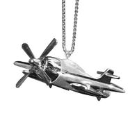 Helicopter Ornament - Abs 9cm | Solar Rotating Car Pendant, Flexible Wings Aircraft, Advanced Solar Technology Day Night For SUV, Truck - Unique Visual Interior Decor, 11x3cm