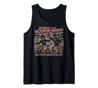 Helicopter Parents Attack Movie Poster Vintage Halloween Tank Top