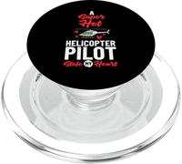 Helicopter Pilot's Wife Girlfriend Quotes Training PopSockets PopGrip for MagSafe