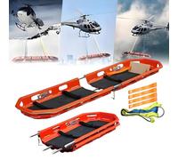 Helicopter Rescue Basket Stretcher,Hanging Basket Stretcher Spineboard with Accessories,with Lifting Bridle,600pounds Capacity, for Air Sea Mountain Rescue