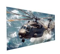 Helicopters Diamond Painting kit with Diamond Art Accessories, DIY Square Rhinestones Mosaic Crystal Art Paint by Numbers, Canvas Painting for Wall Artwork Room Decor 32x16in Airplane Model-13451