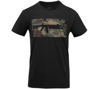 Helikon 16/203 Combo T-Shirt Mens Cotton Army Military Black/US Woodland