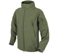 HELIKON ARMY GUNFIGHTER TACTICAL COMBAT JACKET WINDPROOF HOODED SOFT SHELL OLIVE