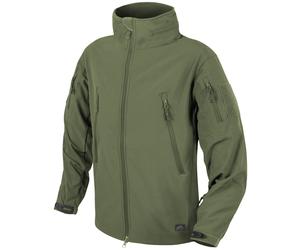HELIKON ARMY GUNFIGHTER TACTICAL COMBAT JACKET WINDPROOF HOODED SOFT SHELL OLIVE