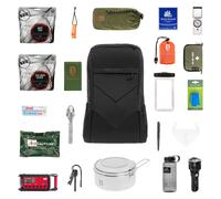 Helikon Bail Out Bag 25 l Black V2 - with equipment