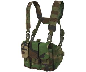Helikon Chicom Chest Rig Tactical-Vest Military Pouches US Woodland Camo