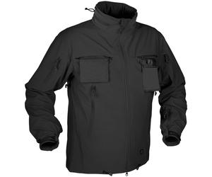Helikon Cougar Tactical Soft Shell Police Security Mens Windblocker Jacket Black