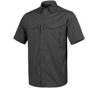 Helikon Defender Mk2 Mens Short Sleeve Shirt Military Army Police Security Black
