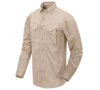 Helikon Defender Mk2 PolyCotton Ripstop Long Sleeve Shirt - Khaki