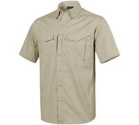 Helikon Defender Mk2 PolyCotton Ripstop Short Sleeve Shirt - Khaki