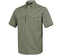 Helikon Defender Mk2 Short Sleeve Shirt Patrol Tactical Army Mens Olive Green